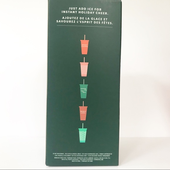 Starbucks Reusable 2019 Holiday Cup Set - Picture 3 of 4
